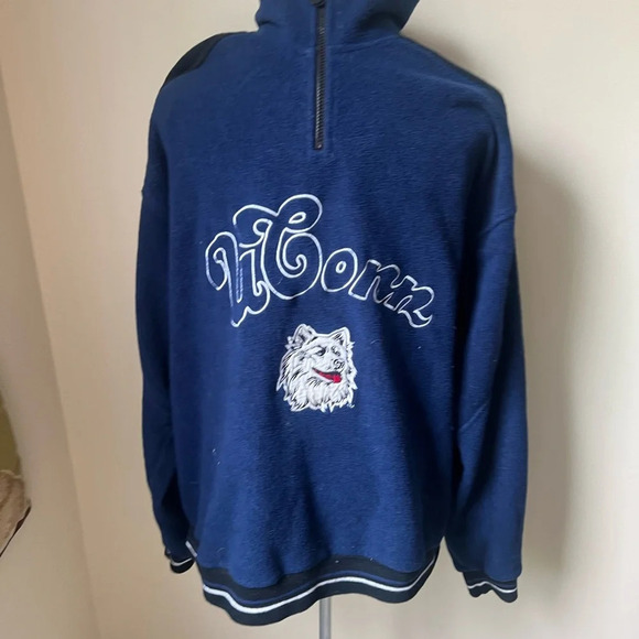 Vintage U Conn Huskies Crewneck Fleece, size XXL - Picture 3 of 5